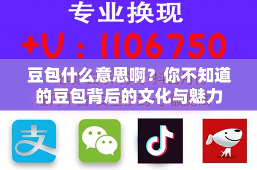 豆包什么意思啊？你不知道的豆包背后的文化与魅力