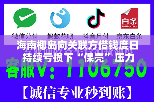 海南椰岛向关联方借钱度日 持续亏损下“保壳”压力大