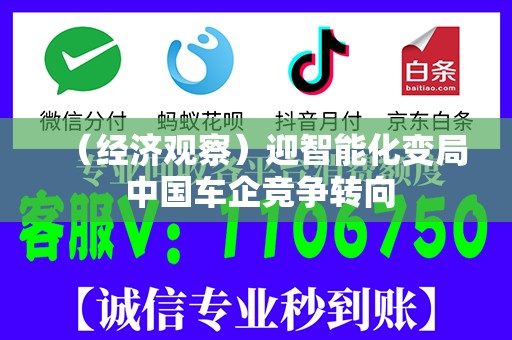 （经济观察）迎智能化变局 中国车企竞争转向