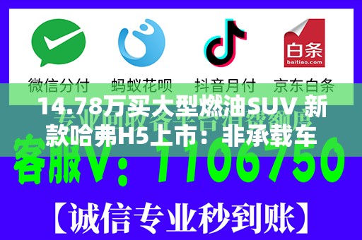 14.78万买大型燃油SUV 新款哈弗H5上市：非承载车身很扎实