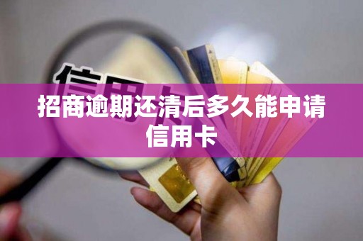 招商逾期还清后多久能申请信用卡