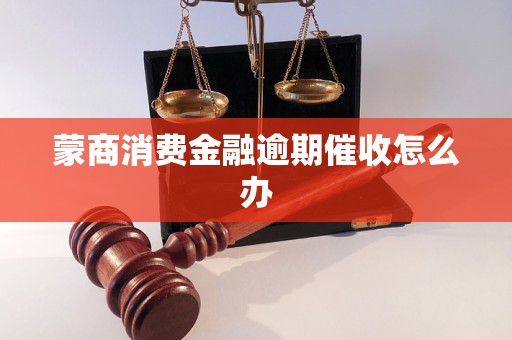 蒙商消费金融逾期催收怎么办