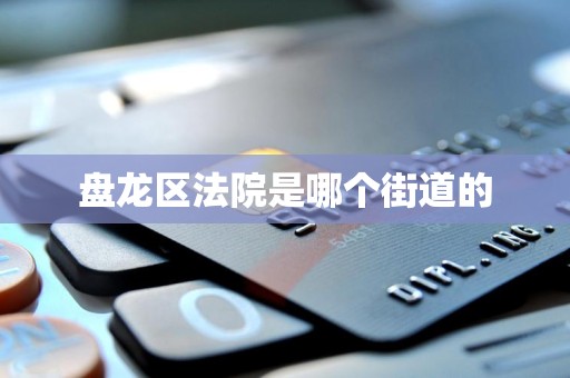 盘龙区法院是哪个街道的