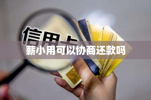 薪小用可以协商还款吗