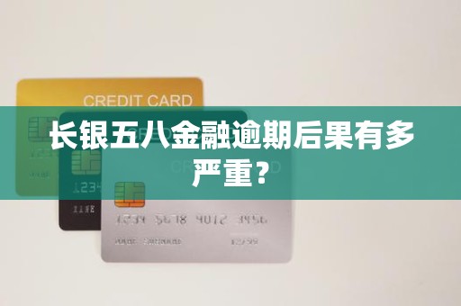 长银五八金融逾期后果有多严重?