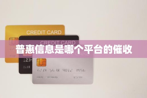 普惠信息是哪个平台的催收