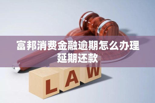 富邦消费金融逾期怎么办理延期还款