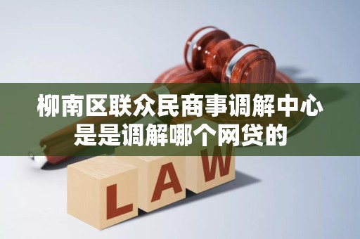 柳南区联众民商事调解中心是是调解哪个网贷的