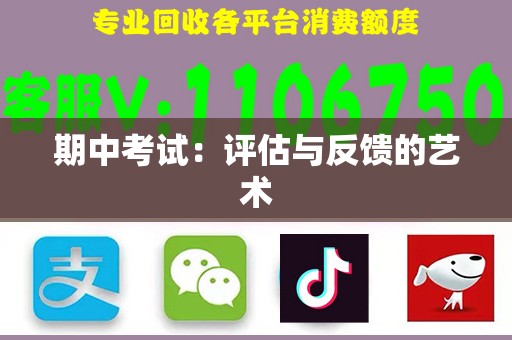 期中考试：评估与反馈的艺术