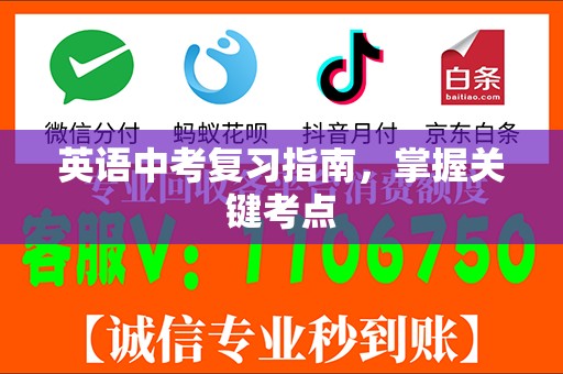 英语中考复习指南，掌握关键考点