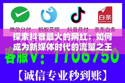 探索抖音最火的网红：如何成为新媒体时代的流量之王