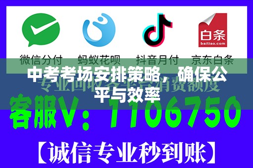 中考考场安排策略，确保公平与效率