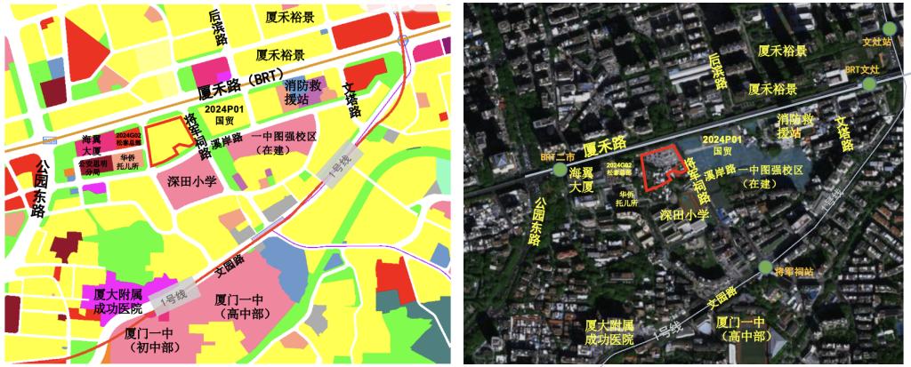 厦门今年首次挂牌5宗涉宅地块：思明区将军祠地块住宅楼面单价4.8万元起拍