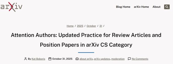 arXiv被AI水文淹没，新规要求AI生成论文需过同行评审