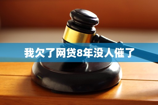 我欠了网贷8年没人催了