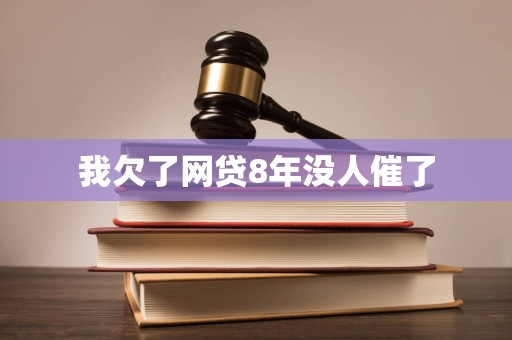 我欠了网贷8年没人催了