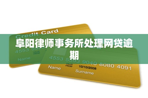 阜阳律师事务所处理网贷逾期