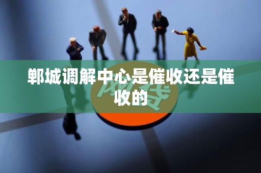 郸城调解中心是催收还是催收的