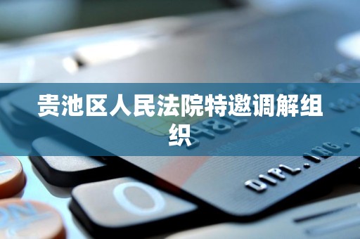 贵池区人民法院特邀调解组织