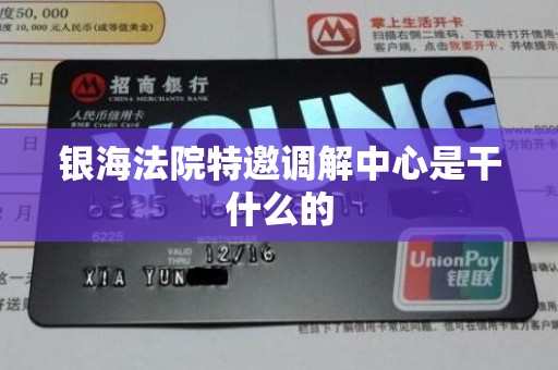 银海法院特邀调解中心是干什么的