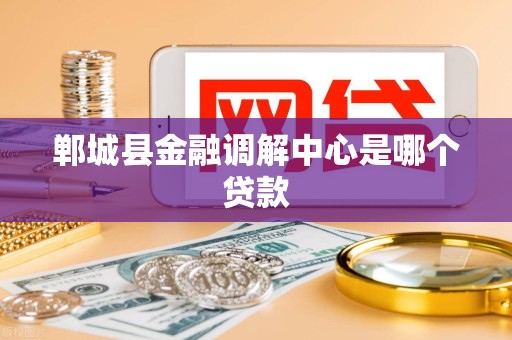 郸城县金融调解中心是哪个贷款