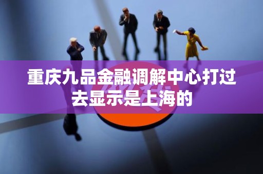 重庆九品金融调解中心打过去显示是上海的