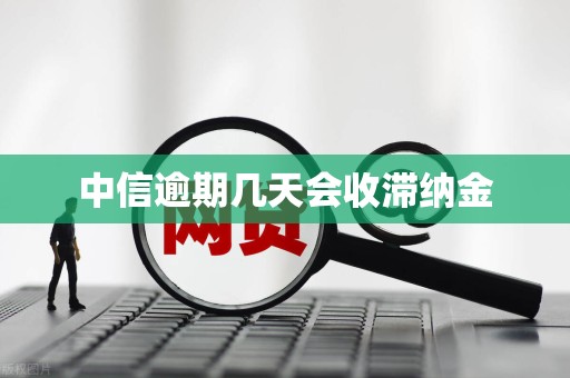 中信逾期几天会收滞纳金