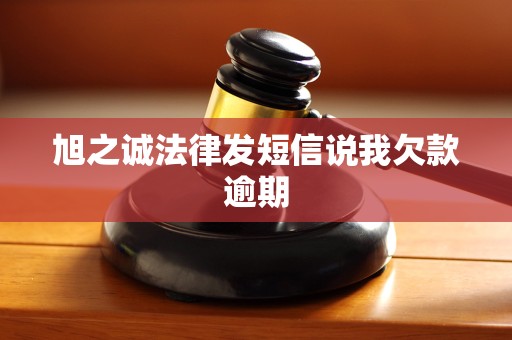 旭之诚法律发短信说我欠款逾期