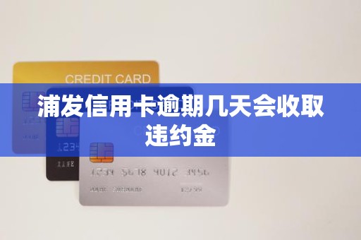 浦发信用卡逾期几天会收取违约金