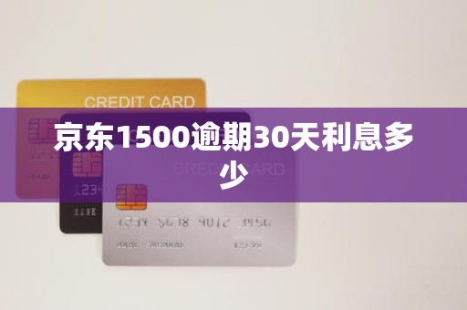 京东1500逾期30天利息多少