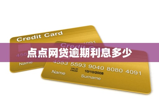 点点网贷逾期利息多少