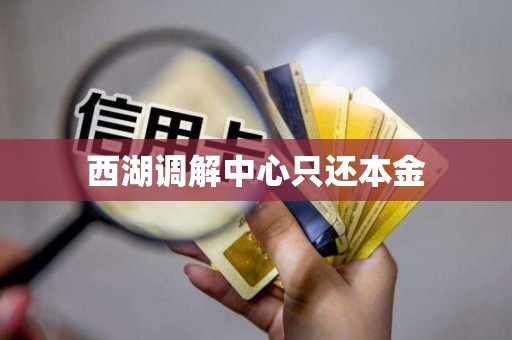 西湖调解中心只还本金