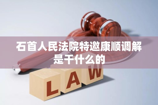 石首人民法院特邀康顺调解是干什么的