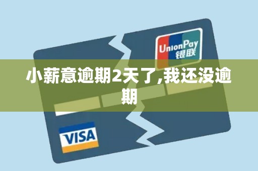 小薪意逾期2天了,我还没逾期