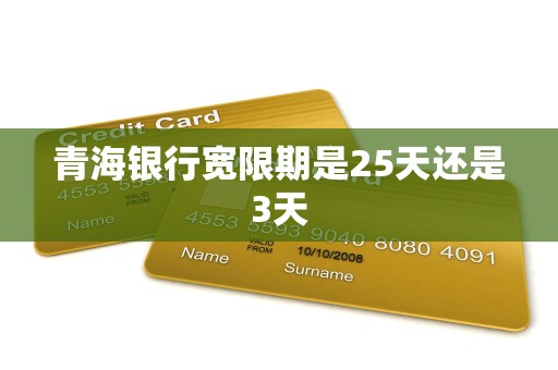 青海银行宽限期是25天还是3天