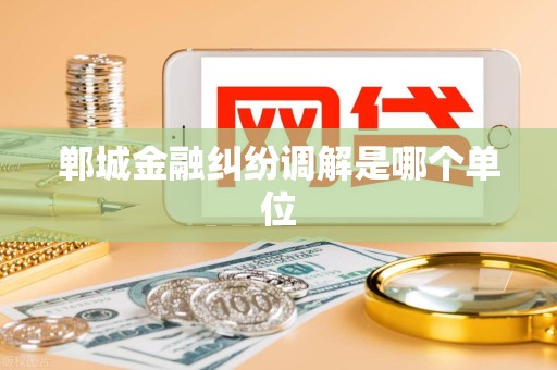郸城金融纠纷调解是哪个单位