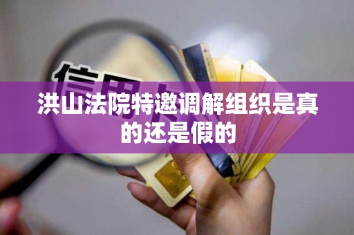 洪山法院特邀调解组织是真的还是假的