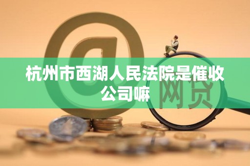 杭州市西湖人民法院是催收公司嘛