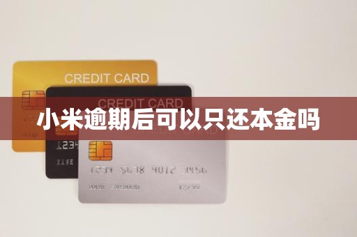 小米逾期后可以只还本金吗