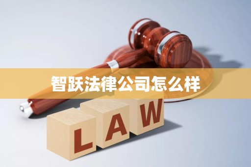 智跃法律公司怎么样