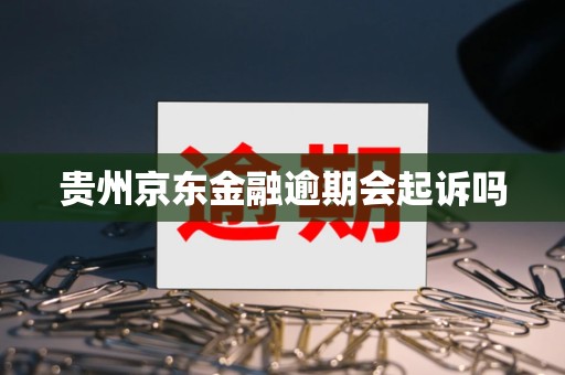 贵州京东金融逾期会起诉吗
