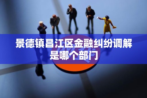 景德镇昌江区金融纠纷调解是哪个部门