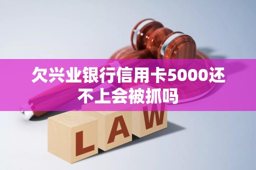欠兴业银行信用卡5000还不上会被抓吗