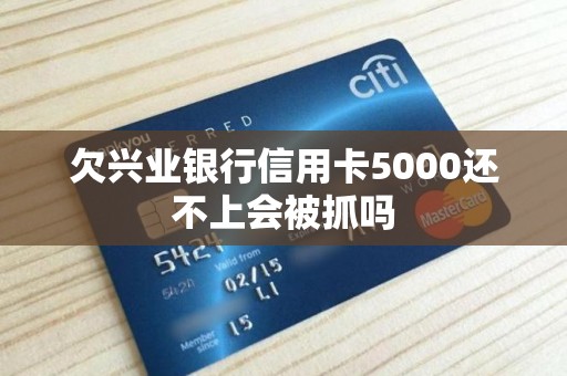 欠兴业银行信用卡5000还不上会被抓吗