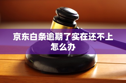 京东白条逾期了实在还不上怎么办