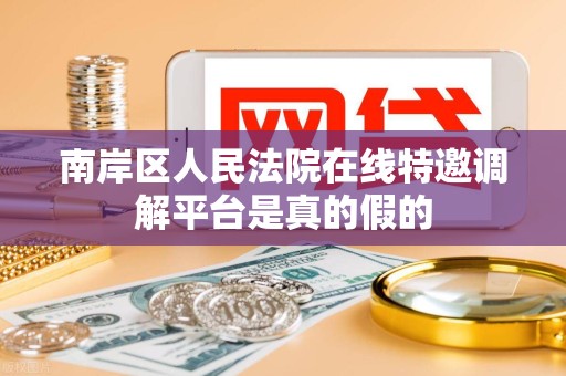 南岸区人民法院在线特邀调解平台是真的假的