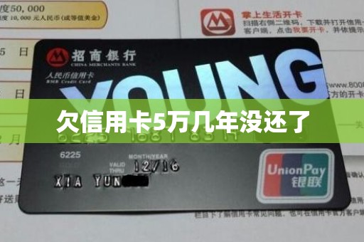 欠信用卡5万几年没还了