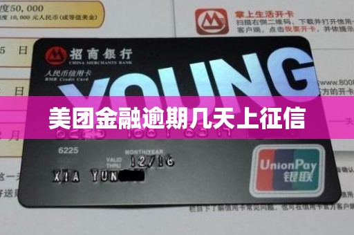 美团金融逾期几天上征信