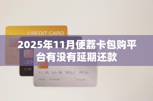 2025年11月便荔卡包购平台有没有延期还款