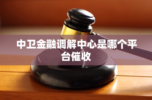 中卫金融调解中心是哪个平台催收